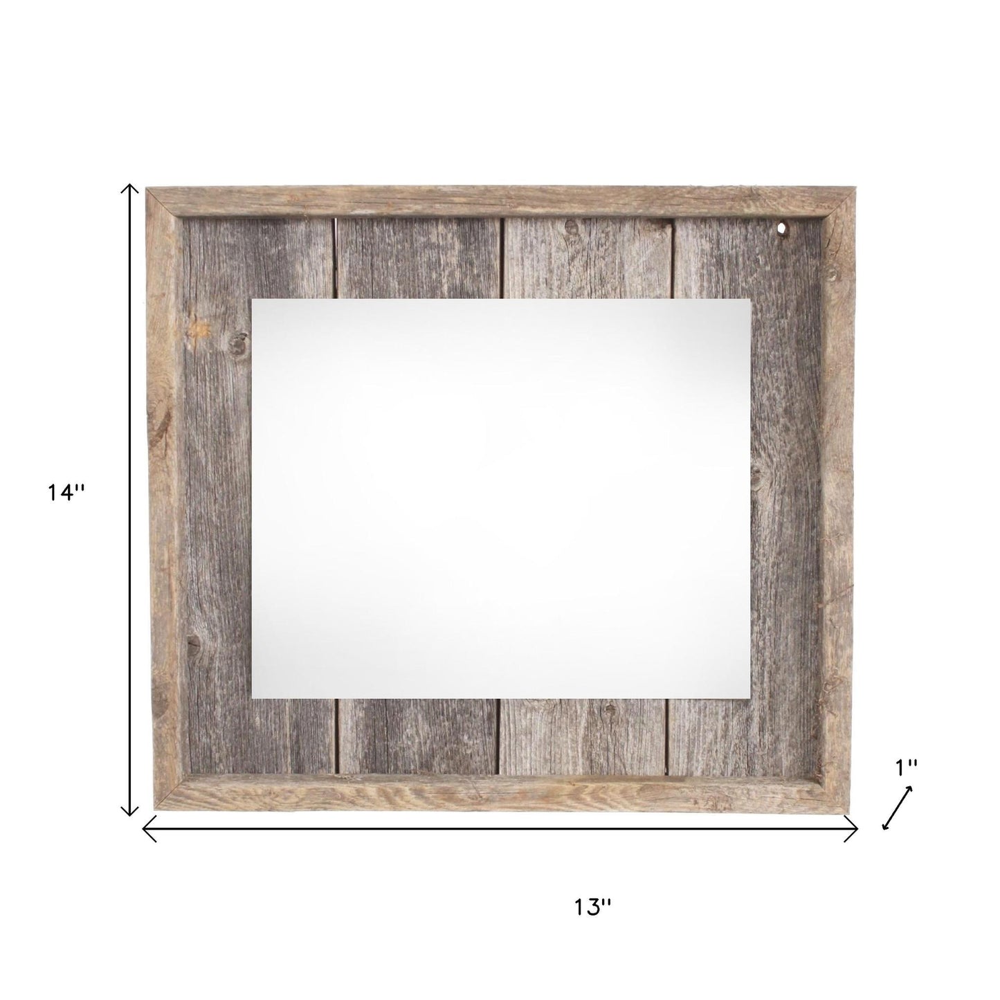 8" x 10" Gray Solid Wood Tabletop Picture Frame - Loft&Timber