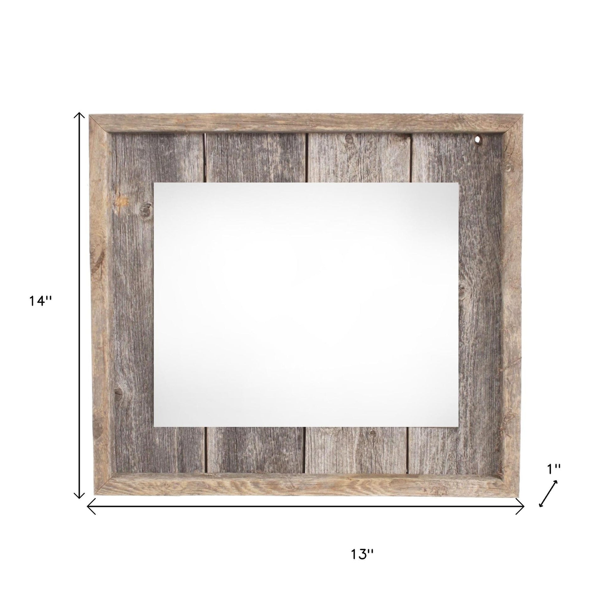 8" x 10" Gray Solid Wood Tabletop Picture Frame - Loft&Timber