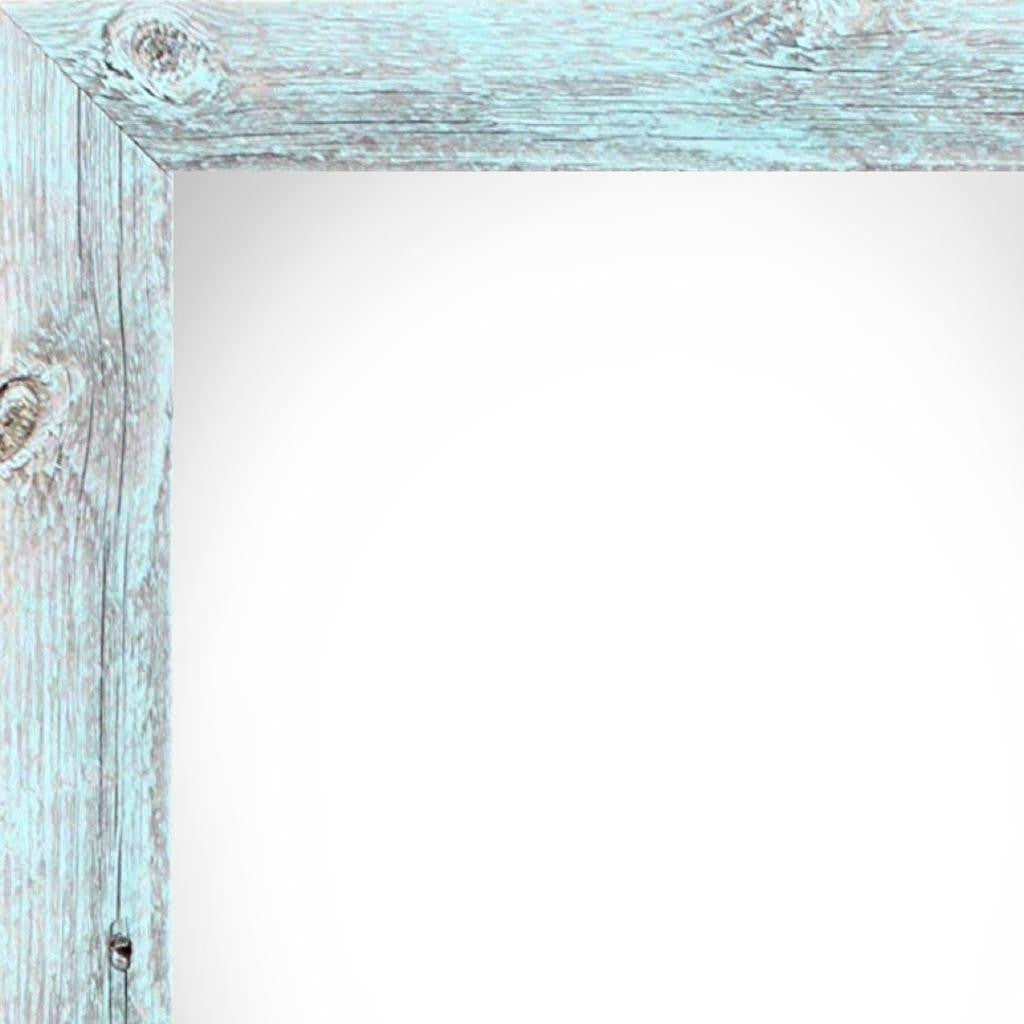 8.5" x 11" Blue Solid Wood Hanging Picture Frame - Loft&Timber