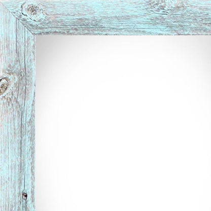 8.5" x 11" Blue Solid Wood Hanging Picture Frame - Loft&Timber