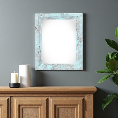 8.5" x 11" Blue Solid Wood Hanging Picture Frame - Loft&Timber