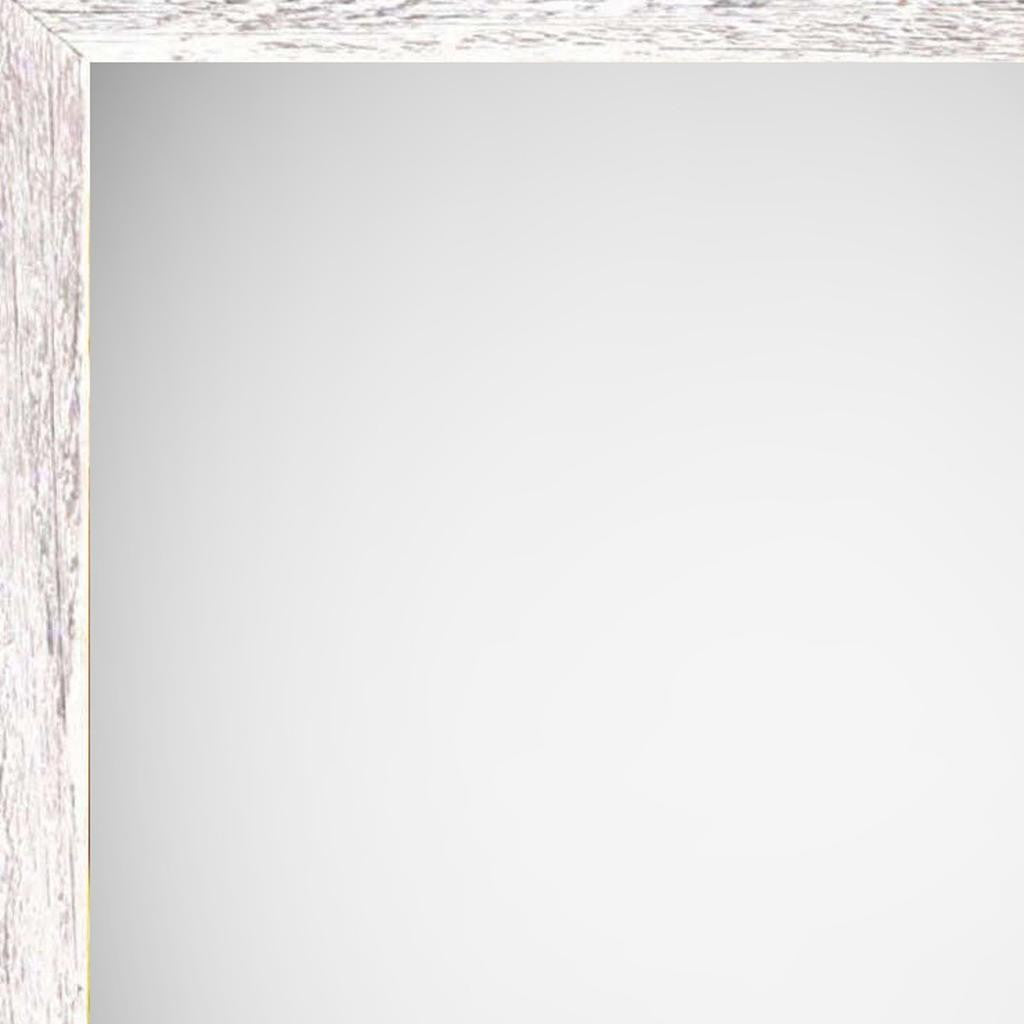 10" x 10" White Solid Wood Hanging Picture Frame - Loft&Timber