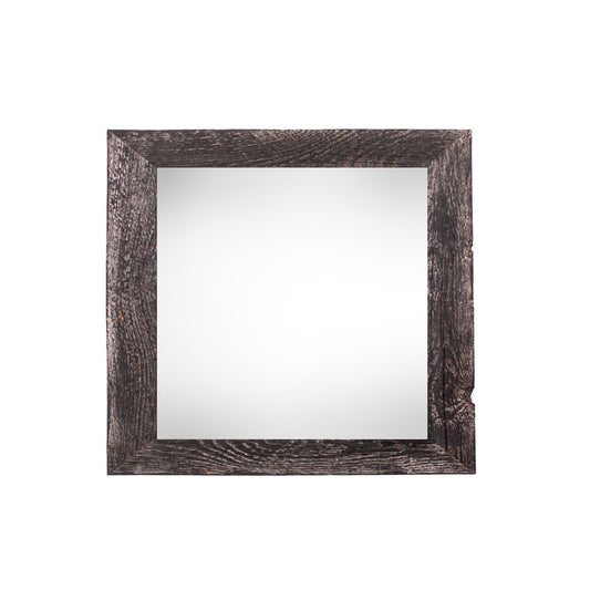 10" x 10" Black Solid Wood Hanging Picture Frame - Loft&Timber