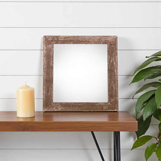 8" x 8" Espresso Solid Wood Tabletop Picture Frame - Loft&Timber