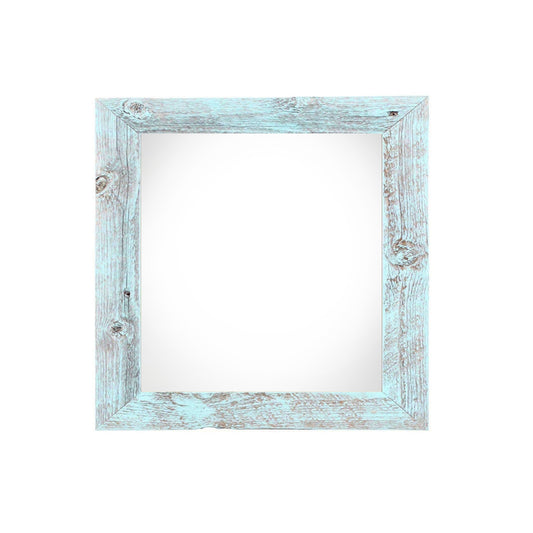10" x 10" Blue Solid Wood Hanging Picture Frame - Loft&Timber