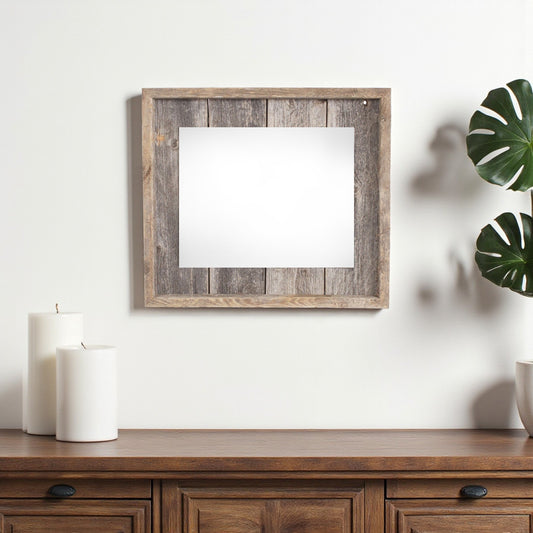 11" x 14" Gray Solid Wood Hanging Picture Frame - Loft&Timber