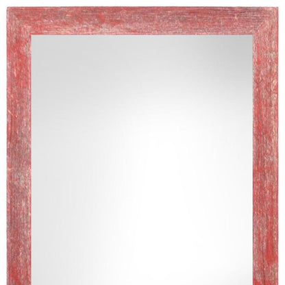 11" x 14" Red Solid Wood Hanging Picture Frame - Loft&Timber