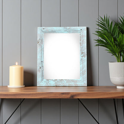 8" x 10" Blue Solid Wood Tabletop Picture Frame - Loft&Timber