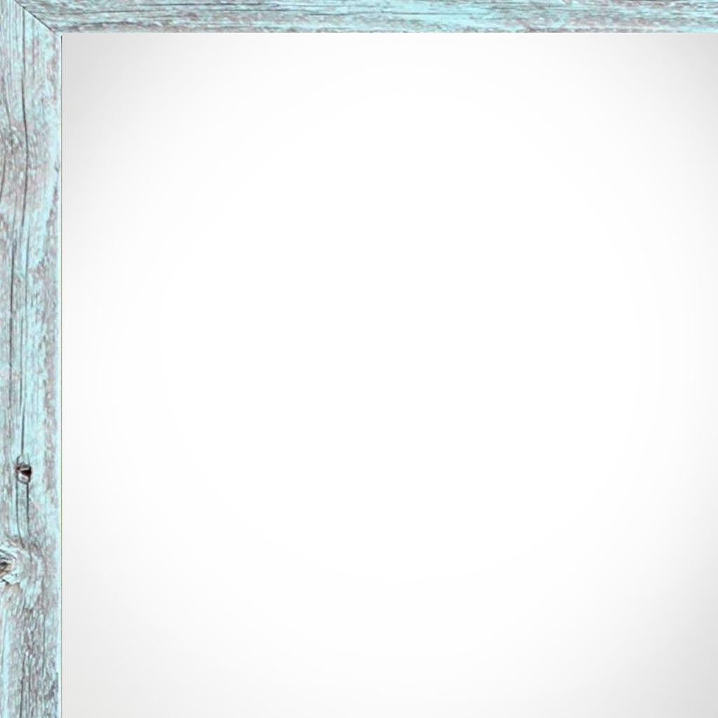 8" x 8" Blue Solid Wood Tabletop Picture Frame - Loft&Timber