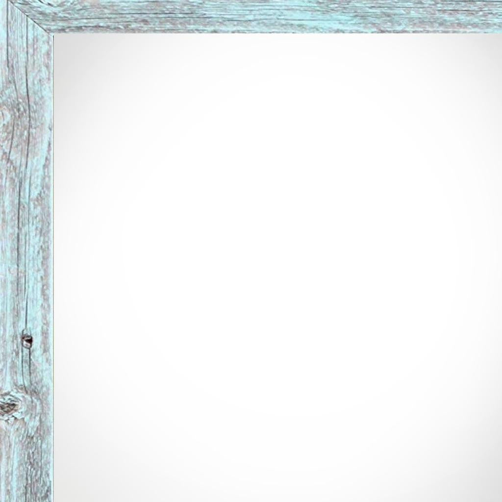 6" x 6" Blue Solid Wood Tabletop Picture Frame - Loft&Timber