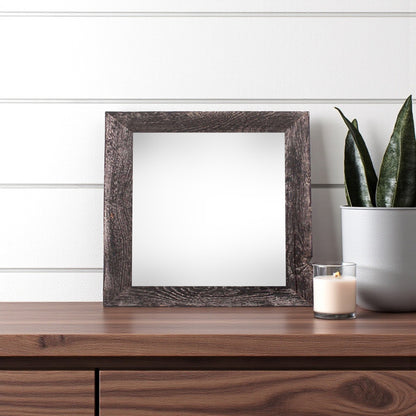 6" x 6" Black Solid Wood Tabletop Picture Frame - Loft&Timber