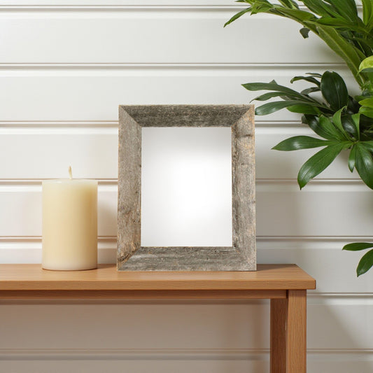 4" x 6" Gray Solid Wood Tabletop Picture Frame - Loft&Timber