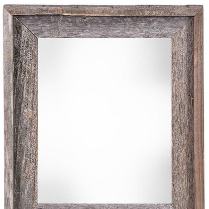 24" x 30" Gray Solid Wood Hanging Picture Frame - Loft&Timber