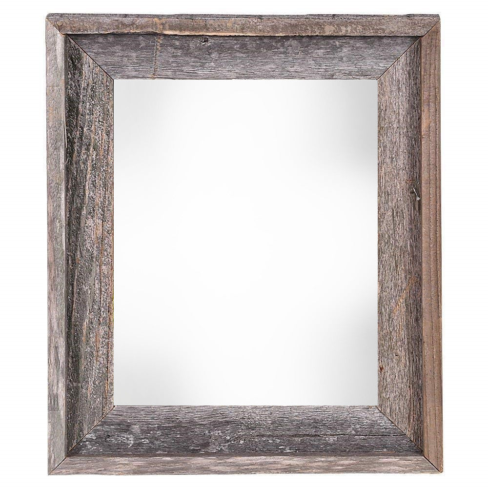 24" x 30" Gray Solid Wood Hanging Picture Frame - Loft&Timber