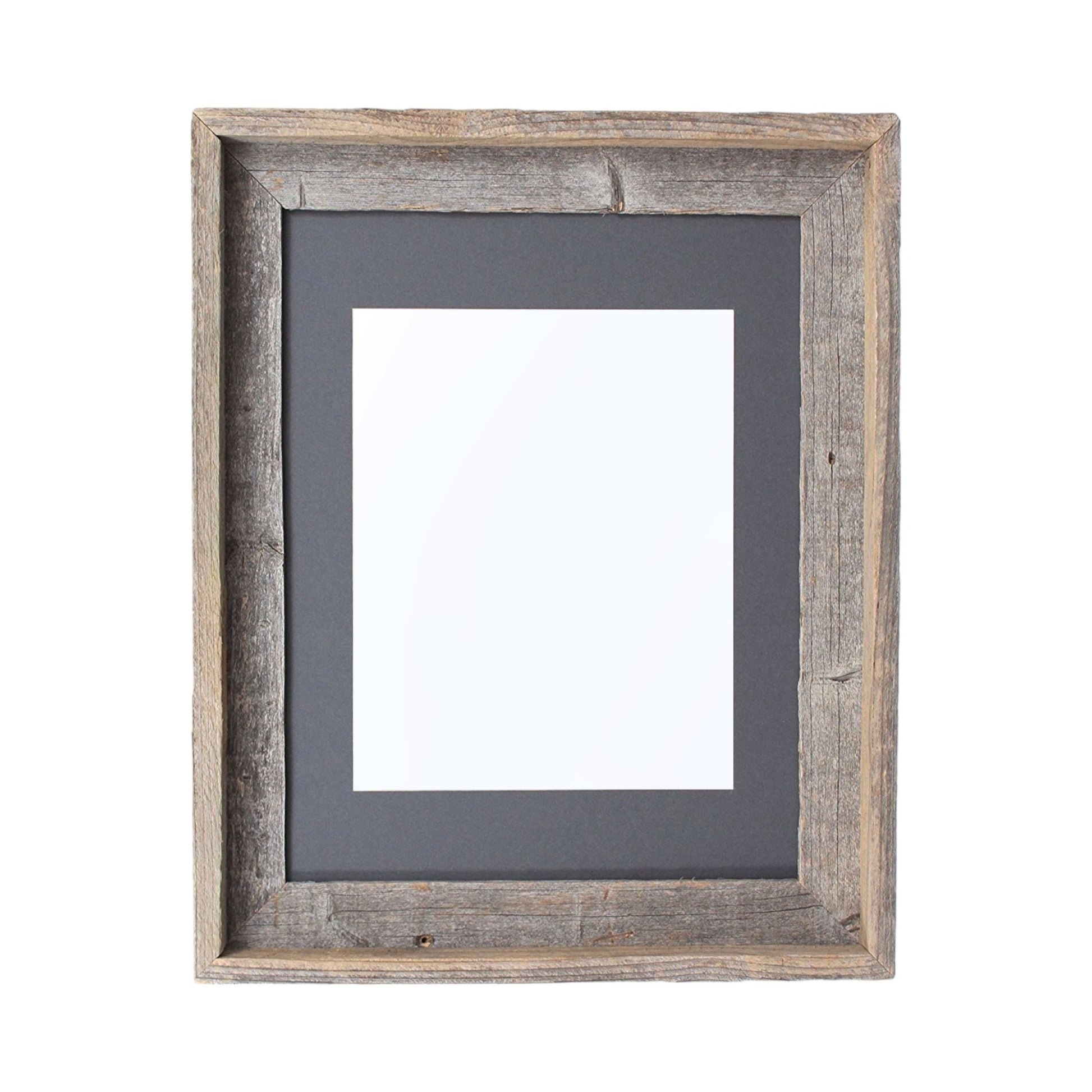 16" x 20" Gray Solid Wood Hanging Picture Frame - Loft&Timber