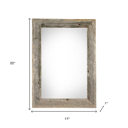 13" x 19" Gray Solid Wood Hanging Picture Frame - Loft&Timber