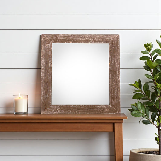 12" x 12" Espresso Solid Wood Tabletop Picture Frame - Loft&Timber