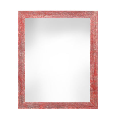 12" x 18" Red Solid Wood Hanging Picture Frame - Loft&Timber