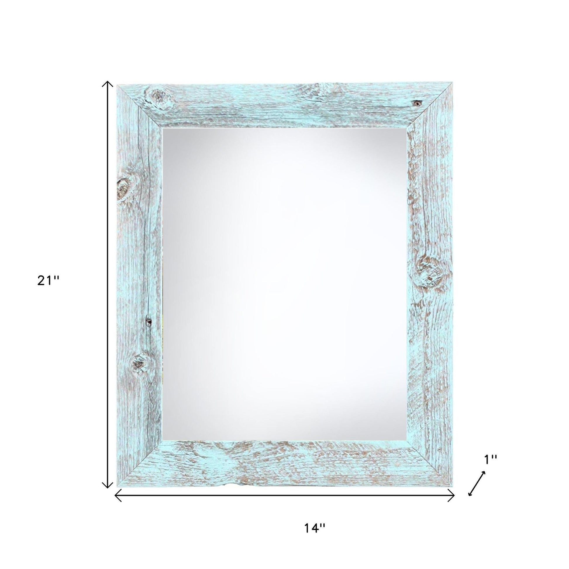 12" x 18" Blue Solid Wood Hanging Picture Frame - Loft&Timber