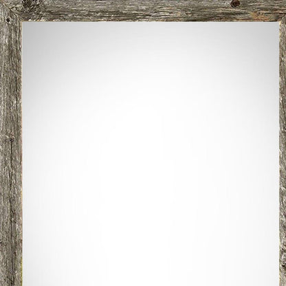 12" x 18" Gray Solid Wood Hanging Picture Frame - Loft&Timber