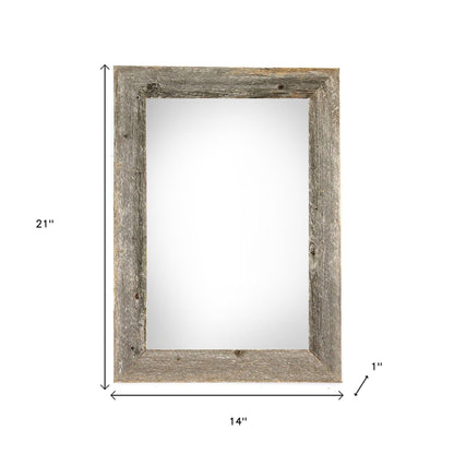 12" x 18" Gray Solid Wood Hanging Picture Frame - Loft&Timber