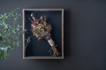 11" x 14" Gray Solid Wood Hanging Picture Frame - Loft&Timber