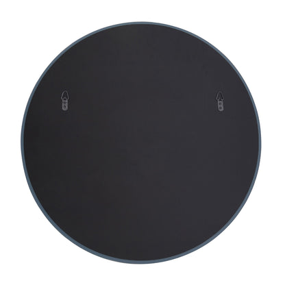 28" Gray Round Unframed Accent Mirror - Loft&Timber