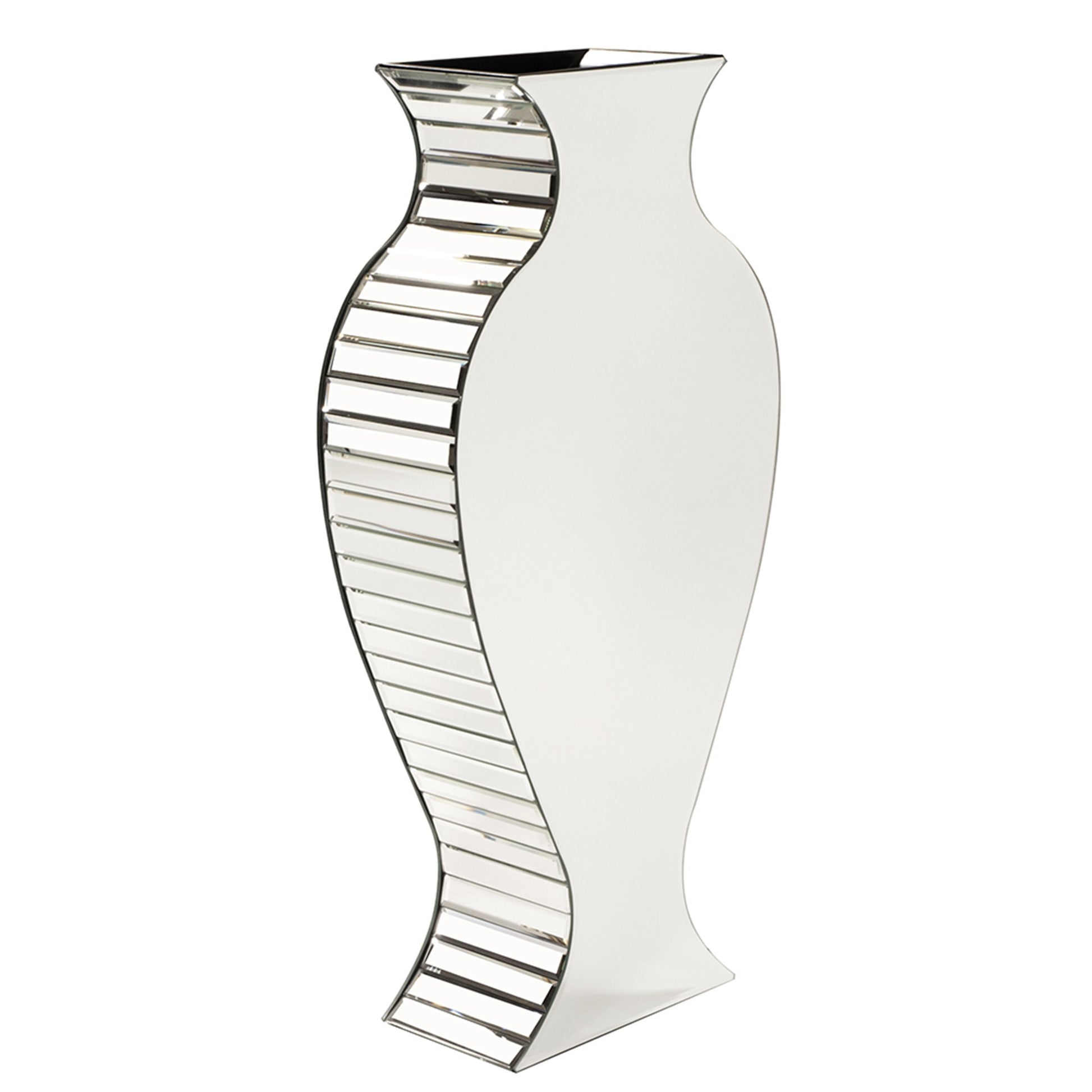 28" Clear Crystal Glass Table Vase - Loft&Timber