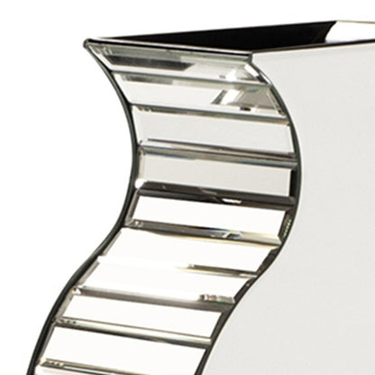 28" Clear Crystal Glass Table Vase - Loft&Timber