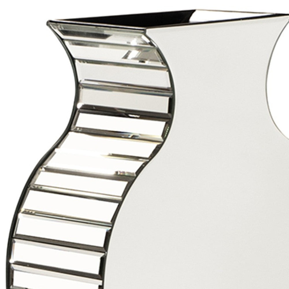 28" Clear Crystal Glass Table Vase - Loft&Timber