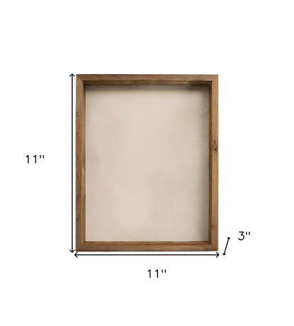 6" x 6" Gray Solid Wood Tabletop Picture Frame - Loft&Timber