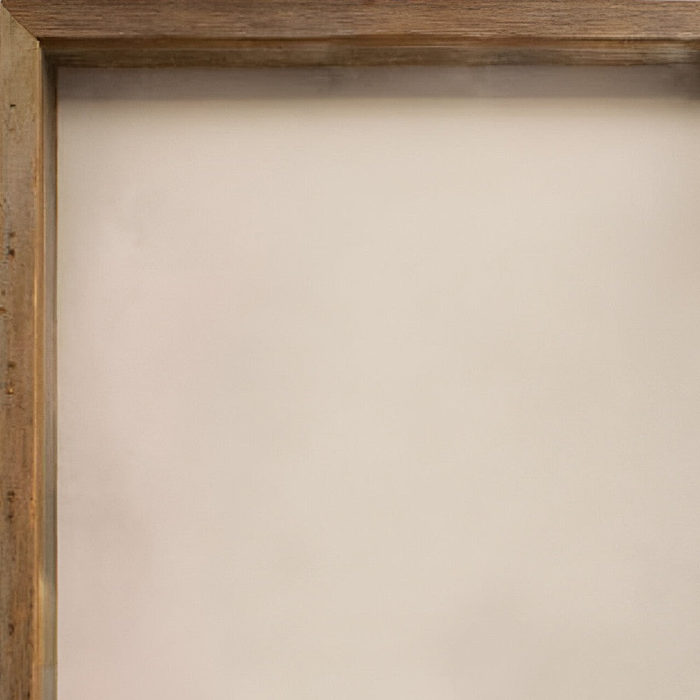 6" x 6" Gray Solid Wood Tabletop Picture Frame - Loft&Timber