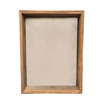 6" x 6" Gray Solid Wood Tabletop Picture Frame - Loft&Timber