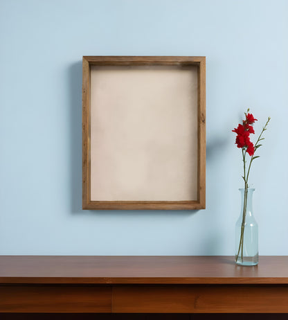 6" x 6" Gray Solid Wood Tabletop Picture Frame - Loft&Timber