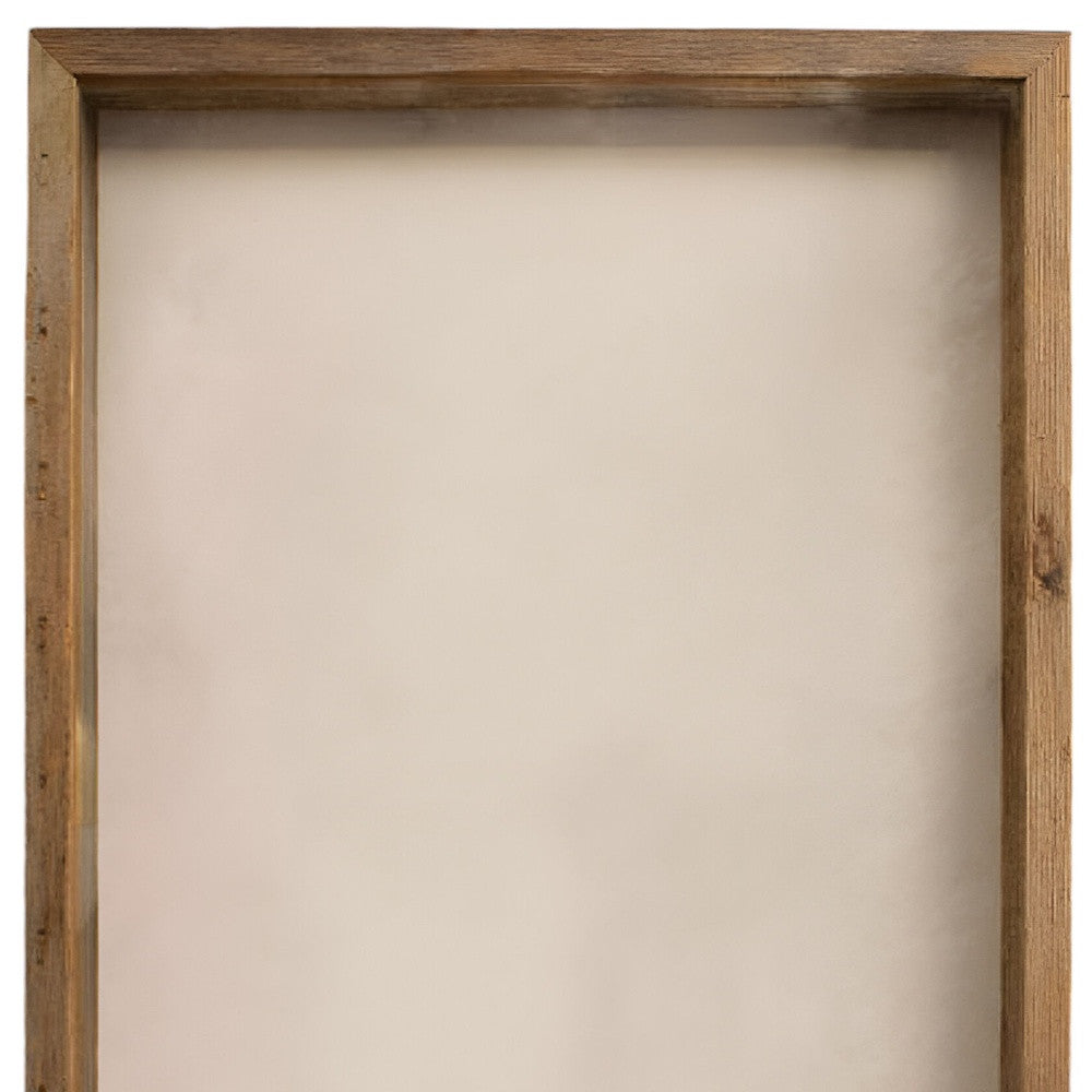6" x 6" Gray Solid Wood Tabletop Picture Frame - Loft&Timber