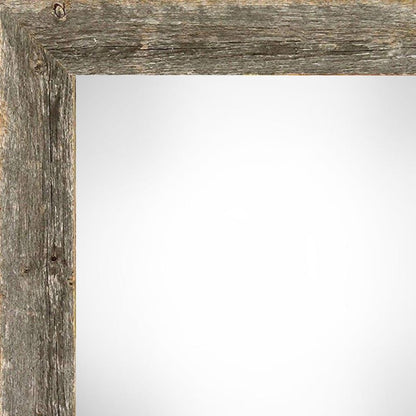 10" x 10" Gray Solid Wood Hanging Picture Frame - Loft&Timber