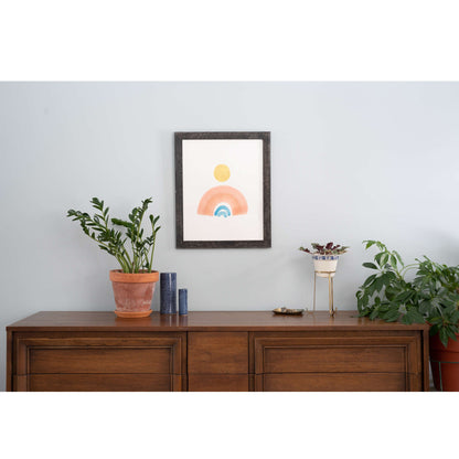 11" x 17" Black Solid Wood Hanging Picture Frame - Loft&Timber