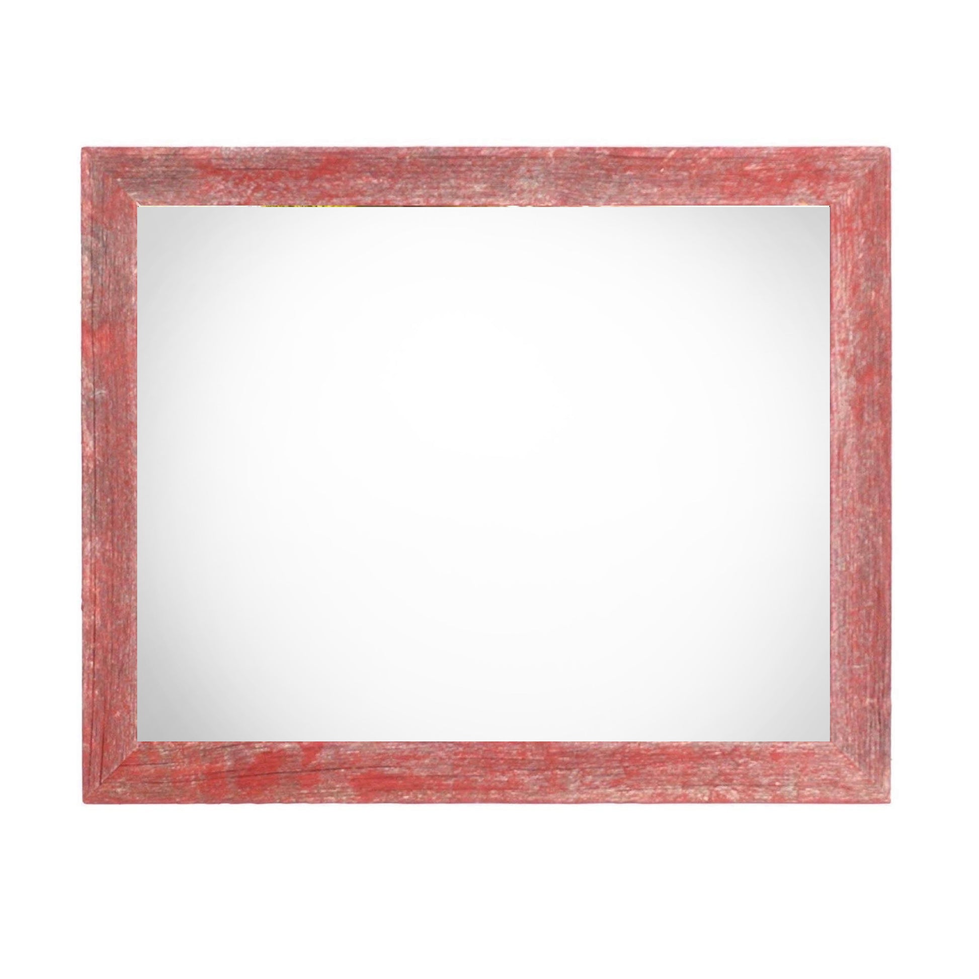 12" x 12" Red Solid Wood Tabletop Picture Frame - Loft&Timber