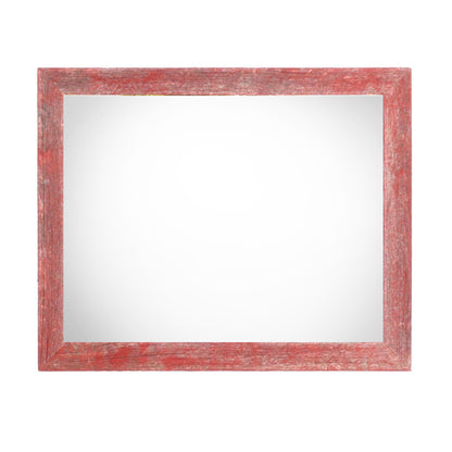 12" x 12" Red Solid Wood Tabletop Picture Frame - Loft&Timber