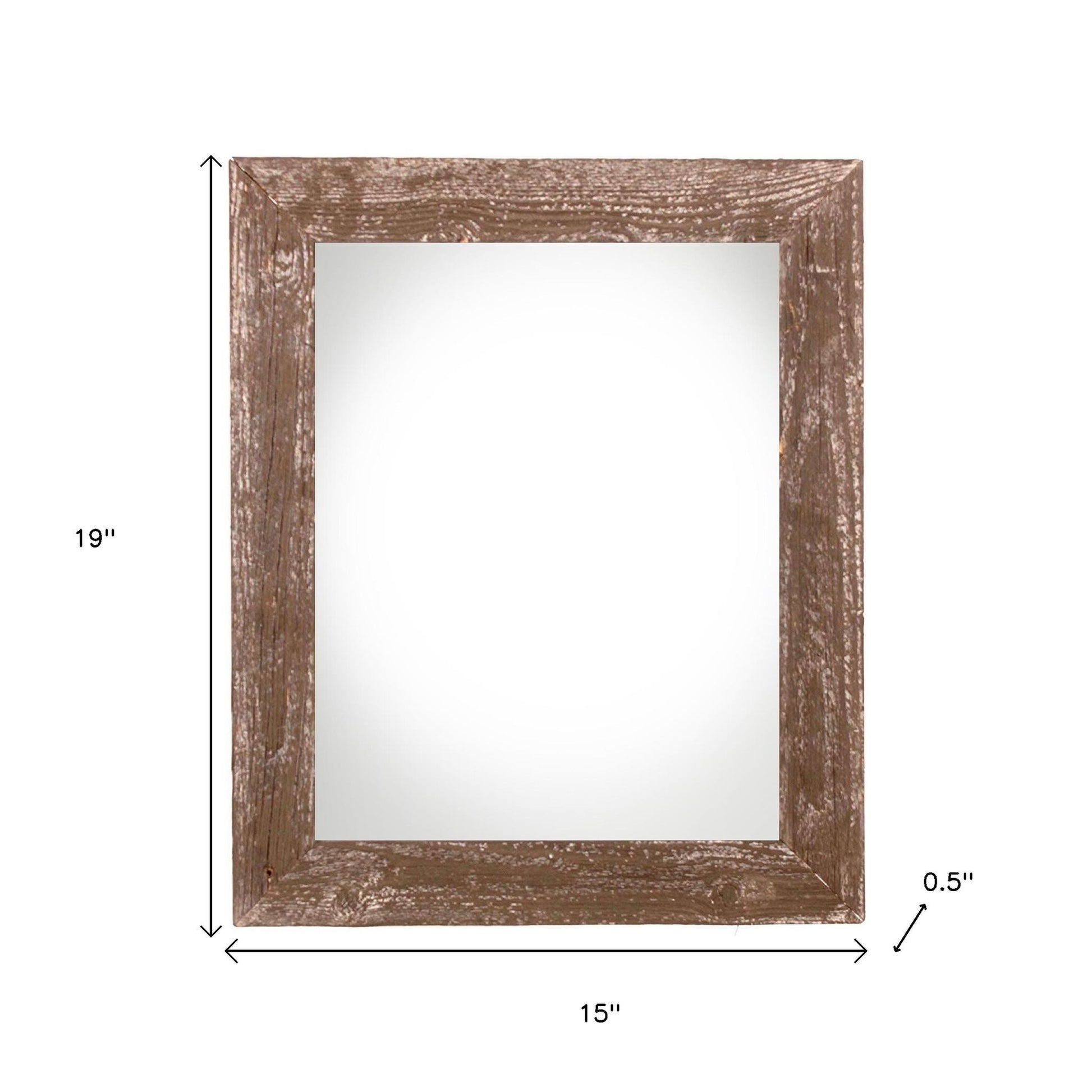 12" x 16" Brown Solid Wood Hanging Picture Frame - Loft&Timber