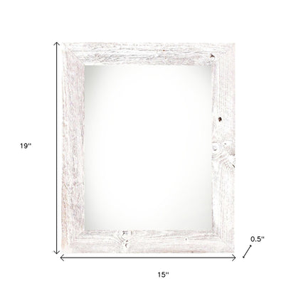 12" x 16" White Solid Wood Hanging Picture Frame - Loft&Timber