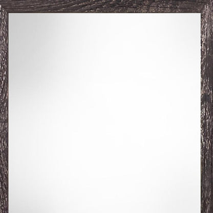 12" x 24" Black Solid Wood Hanging Picture Frame - Loft&Timber