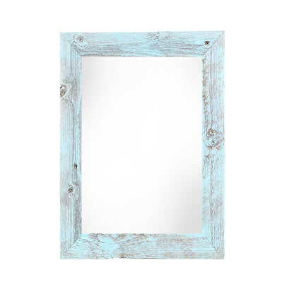 12" x 24" Blue Solid Wood Hanging Picture Frame - Loft&Timber