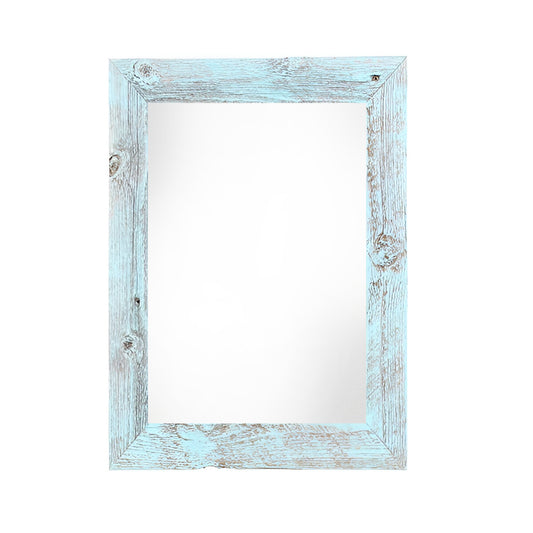 12" x 24" Blue Solid Wood Hanging Picture Frame - Loft&Timber