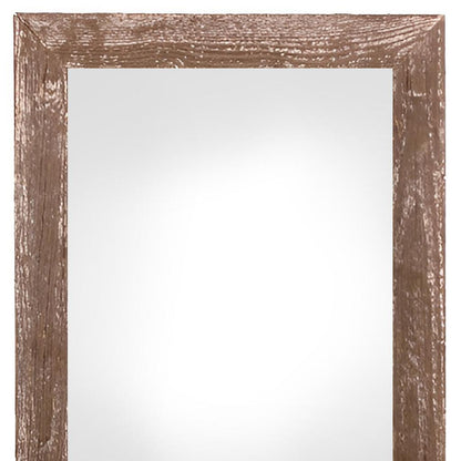 12" x 24" Espresso Solid Wood Hanging Picture Frame - Loft&Timber