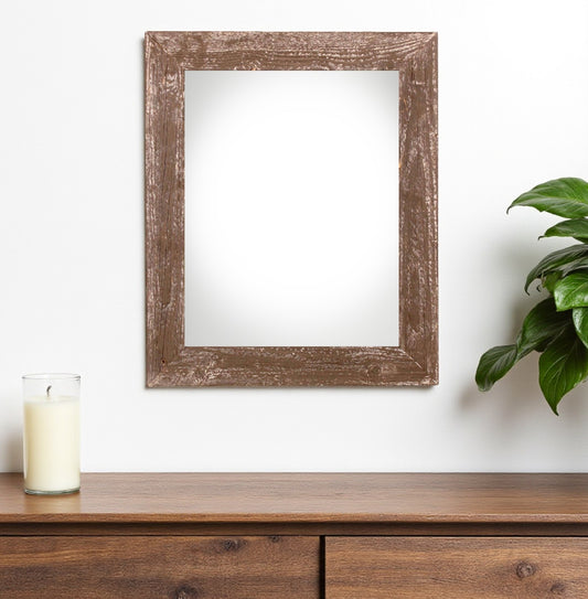 14" x 18" Espresso Solid Wood Hanging Picture Frame - Loft&Timber