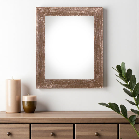 18" x 24" Espresso Solid Wood Hanging Picture Frame - Loft&Timber