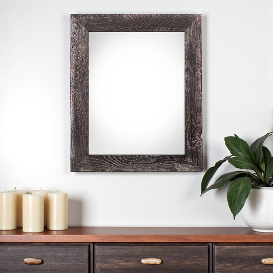 20" x 24" Black Solid Wood Hanging Picture Frame - Loft&Timber