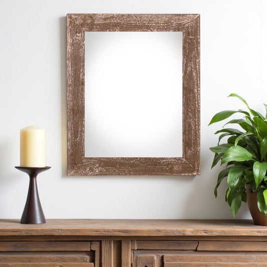 20" x 24" Espresso Solid Wood Hanging Picture Frame - Loft&Timber