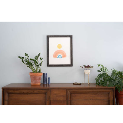 20" x 28" Black Solid Wood Hanging Picture Frame - Loft&Timber